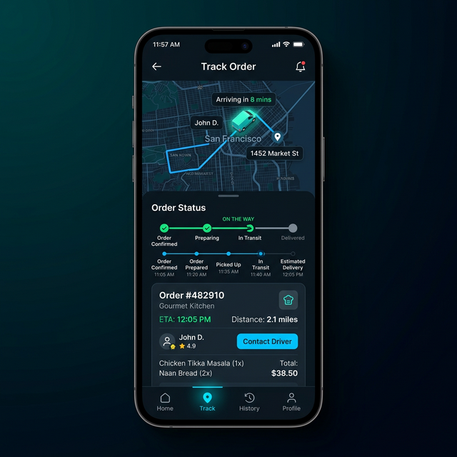 Delivery Tracking App